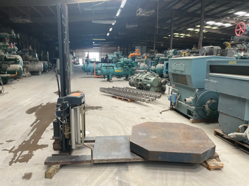 Orion #H77/15, Automatic Pallet Wrapper, 55" x 55" x 82" load size, 4000 lb. capacity, 15 Amps, 115 V., 2000 - Image 3