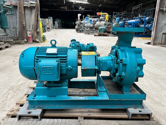 500 GPM @ 52' TDH, Armstrong #6x4x8-4030, Centrifugal Pump, 10 HP, 1800 RPM, 175 psi, 250&deg;F max. temp - Image 3