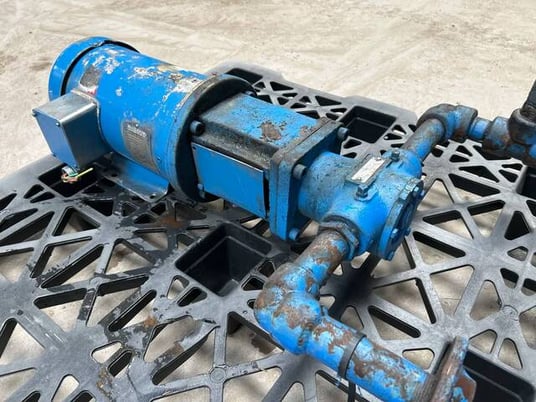 2" Viking #HL495, Rotary Gear Pump, 3 HP, 1750 RPM, 30 GPM, Baldor Electric Motor, 208-230/460 V. - Image 3