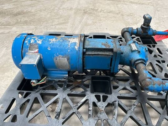 2" Viking #HL495, Rotary Gear Pump, 3 HP, 1750 RPM, 30 GPM, Baldor Electric Motor, 208-230/460 V. - Image 4