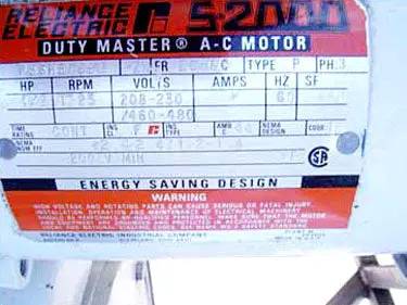 85 sq.ft., Kice Industries #HRB 12-6, Vertical Dust Collector, (12) 4" x 69" Filters, 1/2 HP, 1995 - Image 10