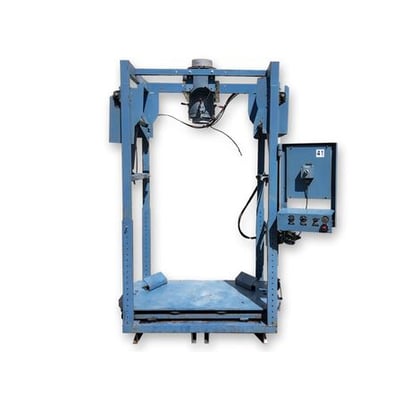 Bulk Bag FIBC Filler, fill hopper settler vibration & bag massage, 35 cu.ft. Stainless Steel hopper - Image 2