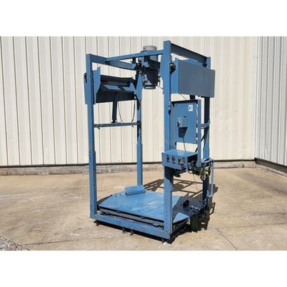 Bulk Bag FIBC Filler, fill hopper settler vibration & bag massage, 35 cu.ft. Stainless Steel hopper - Image 3