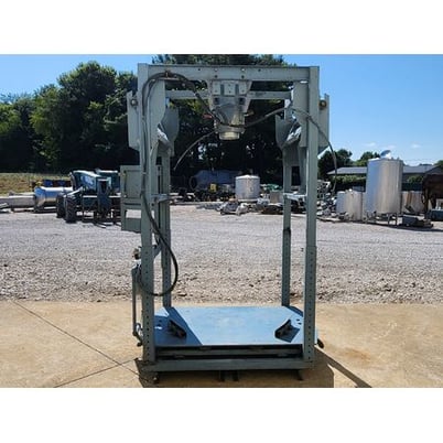 Bulk Bag FIBC Filler, fill hopper settler vibration & bag massage, 35 cu.ft. Stainless Steel hopper - Image 4