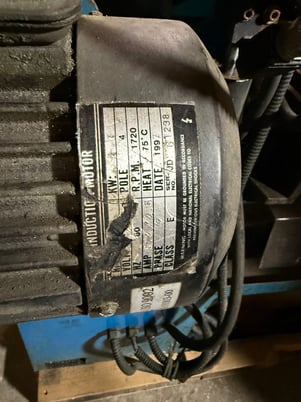 9" x 16" Bandsaw #Champ-V, band saw, 1" x .037" x 122" blade, 98-328 FPM - Image 4