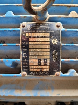 1 GPM @ 150 psi, National Oilwell #14D-25, Duplex Injection Pump Package, 10 HP, 1760 RPM, 230 V., 2007 - Image 7