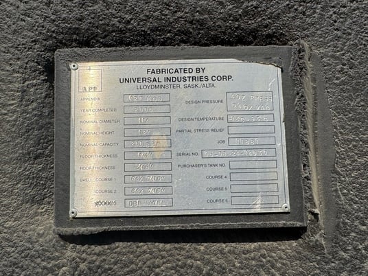 200 bbl Storage Tank, Universal, 2005 - Image 5