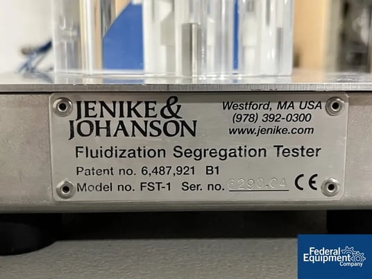 Jenike & Johanson #FST-1, Fluidization Segregation Tester, FST - Image 8