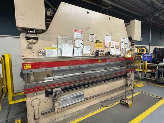 230 Ton, Pacific #J230-14, hydraulic press brake, 14' overall, 149-1/2" between housing, 10" stroke, 8" - Image 1