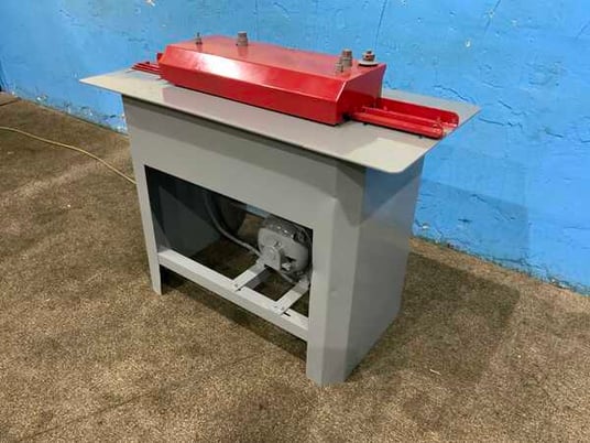 7 Stand, Lockformer rollformer, 18 gauge, 3-3/7" max stock width, 1-1/4" shaft diameter, 35" floor to passline - Image 1