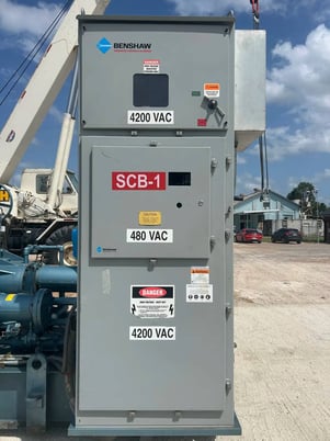 500 HP Benshaw #CFMVRMX18-500-4160-12, screw compressor sof, 63 Amps, 4160 Volts, (3 available) - Image 3