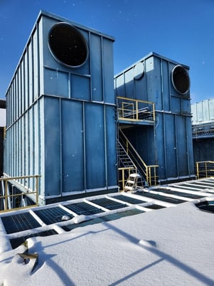 180000 cfm Eta #5415x120, Baghouse Dust Collector, (1620) 10' L snap band bag filters - Image 5