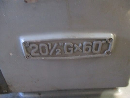 20.5" x 60" Webb, gap bed engine lathe, tooling - Image 8