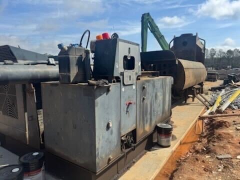 Lefort #SB330A, semi-mobile guillotine shear, automatic shear lubrication system, hydraulic oil cooler - Image 7