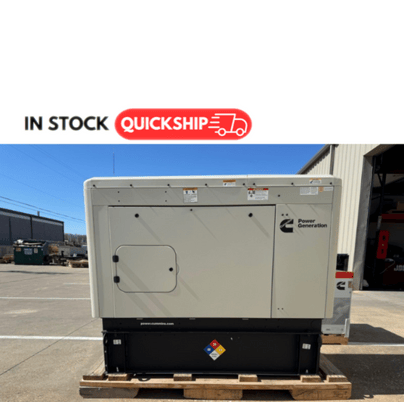 20 KW Cummins #C20D6, Diesel Home Generator, 46 gallon fuel capacity, 120/240 Volts, 1PH - Image 1