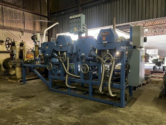 IRM #4H6D2S, Brushing Machines, 4" Strip Width, 0.125" thickness, 7.5 HP, 3500 RPM, 4 brushing heads - Image 1