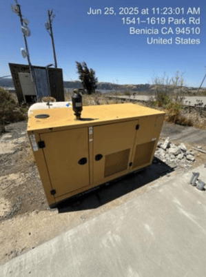 45 KW Olympian, NG/LP Generator, Caterpillar G45F3S, 240/120 Volts, 188A, 1PH, 177 Hrs, 2007, AS IS - Image 5