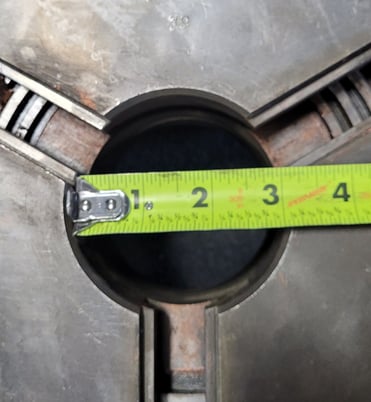 10" Bison, 3-jaw lathe chuck, D1-6 Mount - Image 4