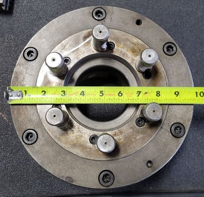 10" Bison, 3-jaw lathe chuck, D1-6 Mount - Image 7