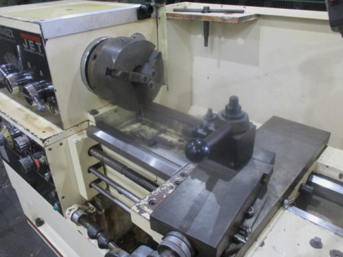 14" x 40" Jet #GH-1440ZX, used gap bed lathe w/ 3-1/8" spindle hole, 23-5/8" gap swing, foot brake, thread - Image 2