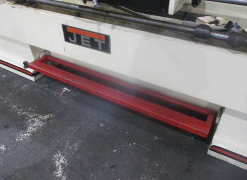 14" x 40" Jet #GH-1440ZX, used gap bed lathe w/ 3-1/8" spindle hole, 23-5/8" gap swing, foot brake, thread - Image 10