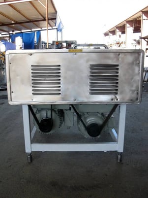 31.4 sq.ft., Chemetron #MX3A75, 3-Barrel Votator Unit, 4" diameter, 120" tubes, (3) 71" shafts, 16 scrapers - Image 10