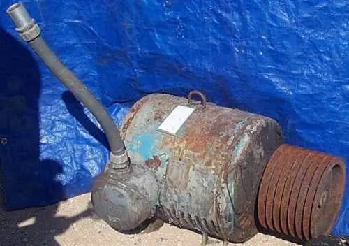 50 HP 1745 RPM Allis-Chalmers Induction Motor, Standard Industrial Fr, 208-220/440 Volts, 11.5" pulley, TEFC - Image 2