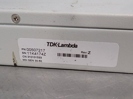 TDK Lambda #GEN-3050, DC Power Supply - Image 7