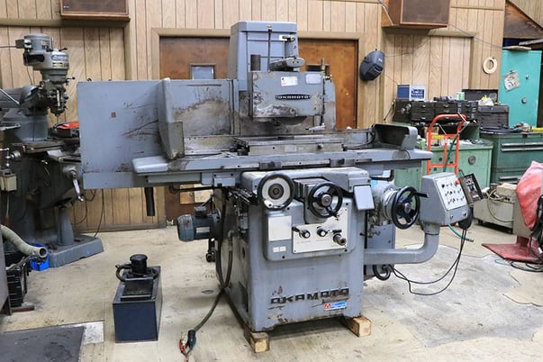 12" x 24" Okamoto #Accugar-124N, high precision surface grinder, 12" x 1.5" x 5" wheel, electromagnetic - Image 1