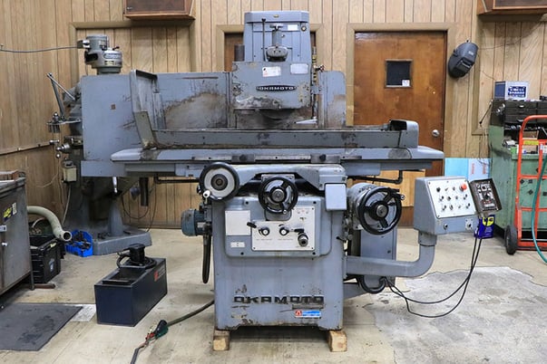 12" x 24" Okamoto #Accugar-124N, high precision surface grinder, 12" x 1.5" x 5" wheel, electromagnetic - Image 3