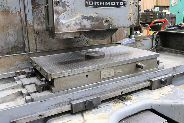 12" x 24" Okamoto #Accugar-124N, high precision surface grinder, 12" x 1.5" x 5" wheel, electromagnetic - Image 6