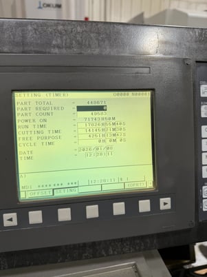 Citizen #K16E-VIIP, Swiss type CNC sliding headstock lathe, 10000 RPM, 2 spindles w/16mm bar capacity, 200mm - Image 3