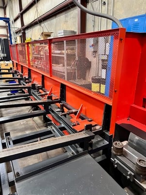 Amada #CMB-75, CNC cold saw, 28.1" stroke, 11.22" x 1.57" x .079" blade, 56-225 RPM, 10 HP, 2016 - Image 5