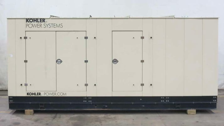 350 KW Kohler #350REZXB, Natural gas generator set, 277/480 Volts, 119 hours, 530 HP @ 1800 RPM, Doosan - Image 1