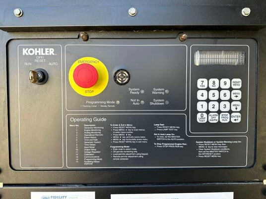 350 KW Kohler #350REZXB, Natural gas generator set, 277/480 Volts, 119 hours, 530 HP @ 1800 RPM, Doosan - Image 8