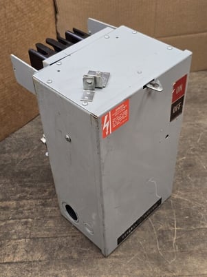 60 Amps, General Electric #FVK463R, flex-a-plug fusible bus pl, 600 Volts, 3PH, 4W, Style 4 - Image 1
