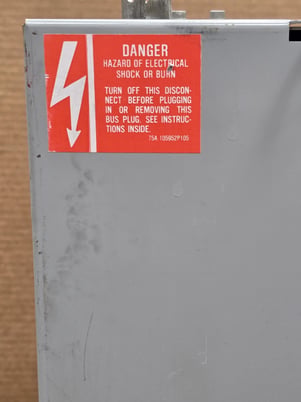 60 Amps, General Electric #FVK463R, flex-a-plug fusible bus pl, 600 Volts, 3PH, 4W, Style 4 - Image 3
