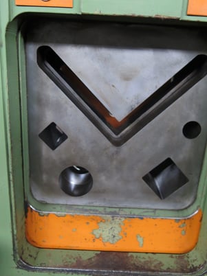 6" x 6" x 1/2" Peddinghaus #Peddimax-110/140, Hydraulic Ironworker, 110 Ton punch, 20" throat, 22 SPM, 2" - Image 8