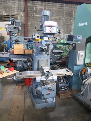 Clausing, Kondia #FV-1, Knee Mill, 9" x48" tbl, 3 HP, 4000 RPM, ProtoTrak M2 CNC Control, Kurt 6" vise, - Image 2