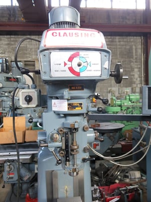 Clausing, Kondia #FV-1, Knee Mill, 9" x48" tbl, 3 HP, 4000 RPM, ProtoTrak M2 CNC Control, Kurt 6" vise, - Image 5