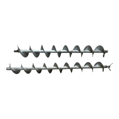 12" diameter x 9' long, standard pitch stainless steel scre - Image 2