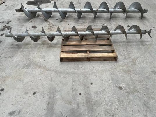 12" diameter x 9' long, standard pitch stainless steel scre - Image 4