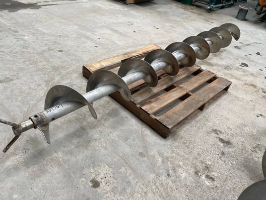 12" diameter x 9' long, standard pitch stainless steel scre - Image 7
