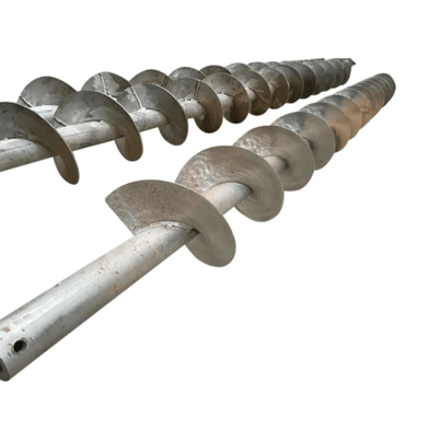 8" diameter x 10' long, standard pitch stainless steel scre - Image 2
