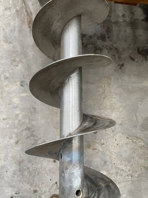 8" diameter x 10' long, standard pitch stainless steel scre - Image 7