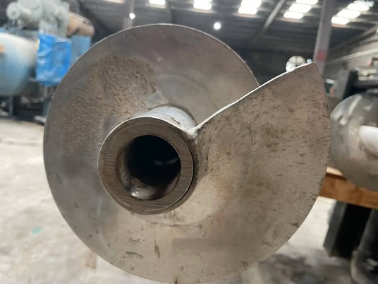8" diameter x 10' long, standard pitch stainless steel scre - Image 9