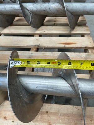 8" diameter x 10' long, standard pitch stainless steel scre - Image 10