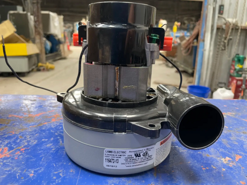 112 cfm, Ametek Lamb Electric #116472-13, Vacuum Motor, 10.7 amps, 2 fan stages - Image 3