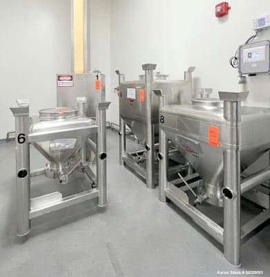 Glatt #CM-400, Column Bin Blender, Stainless Steel, w/ 3 bins, 2016 - Image 3