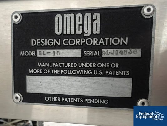 Omega Design #SL18, Bundle w/ Tunnel, single lane, 17" width x 11" H max, controls - Image 2